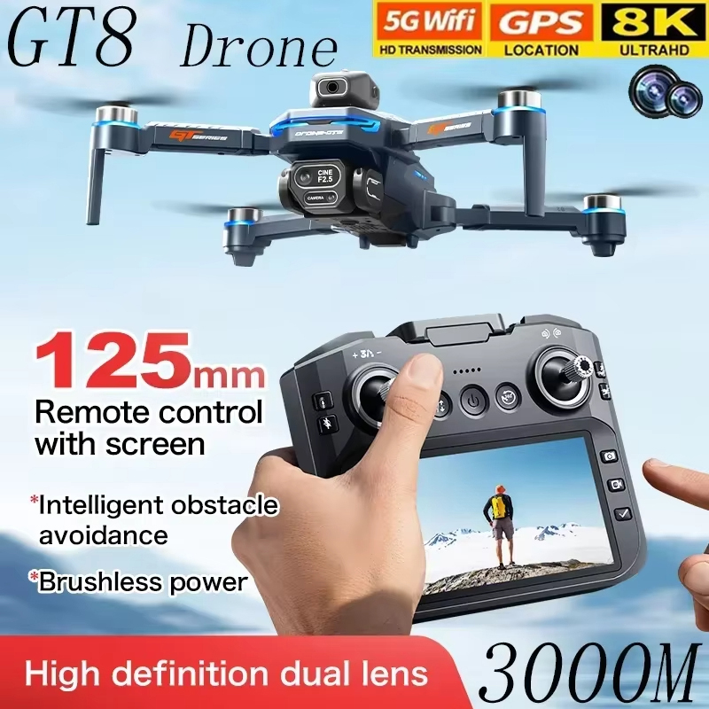 Jjrc Drone X12 - Drone GT8 com Tela de 4,3