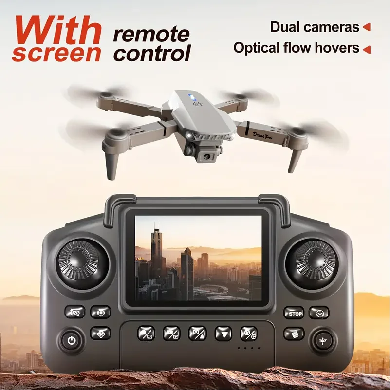2025 E88 Drone HD Câmera dupla - Jjrc Drone X12 avaliação e preço